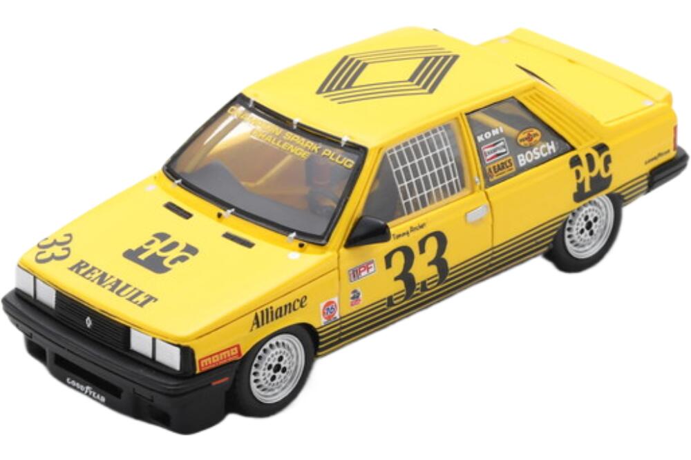 Renault R9 Alliance #33 Laguna Seca 1984 Tommy Archer イエロー/ Spark 1/43 ミニカー