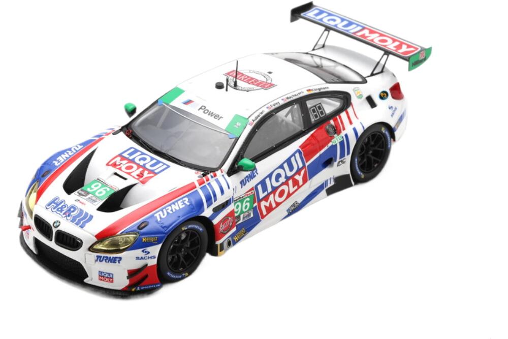 Bmw 6 Series M6 Gt3 チーム Turner Motorsport Liqui Moly #96 24H Daytona 2020 ホワイト レッド ブルー/ Spark 1/43 ミニカー