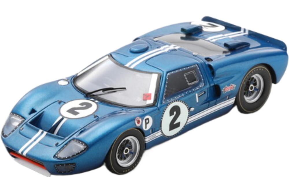Ford Usa Gt40 Mkiv 7 0L V8 #2 2Nd 12H Sebring 1967 A Foyt L Ruby ブルー/ Spark 1/43 ミニカー