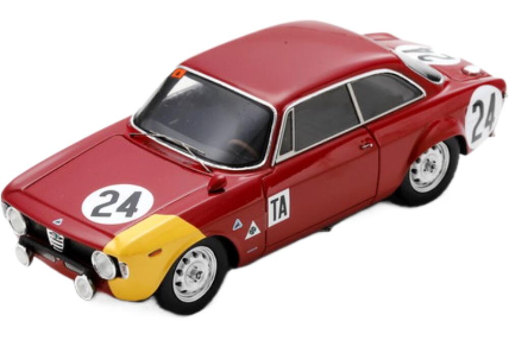 Alfa Romeo Giulia Sprint Gta チーム Autodelta Spa 24 24H Daytona 1968 Leo Cella Teodoro Zeccoli Giampiero Biscaldi US376/ Spark 1/43 ミニカー