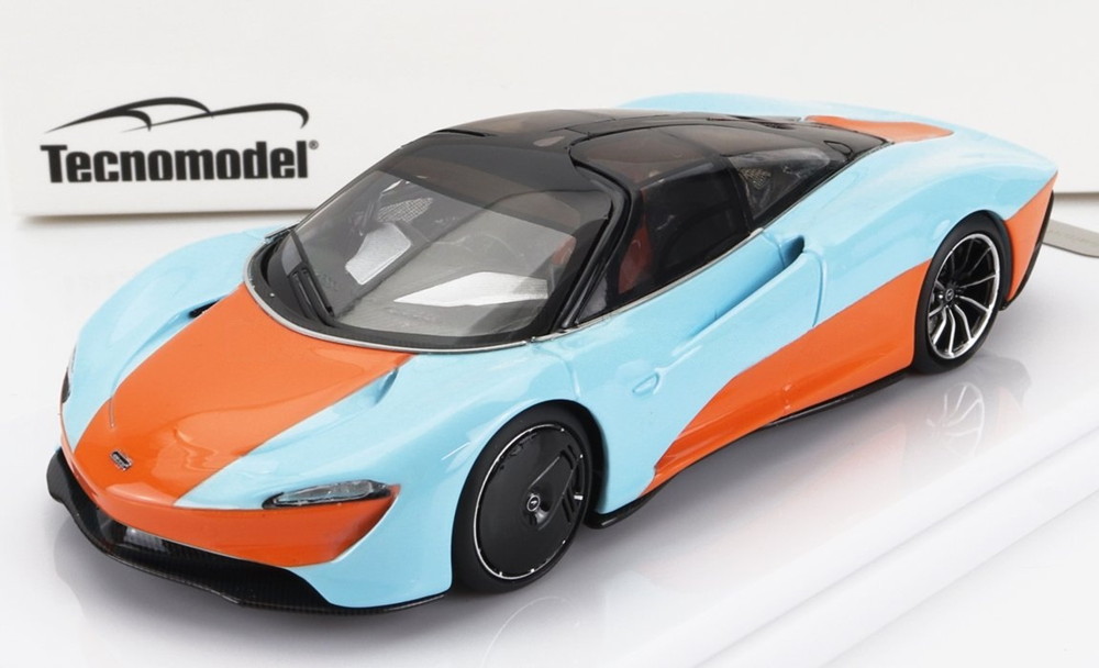 McLAREN SPEEDTAIL 2020 ブルーオレンジ 39台限定/ Tecno 1/43 ミニカー｜ラストホビー