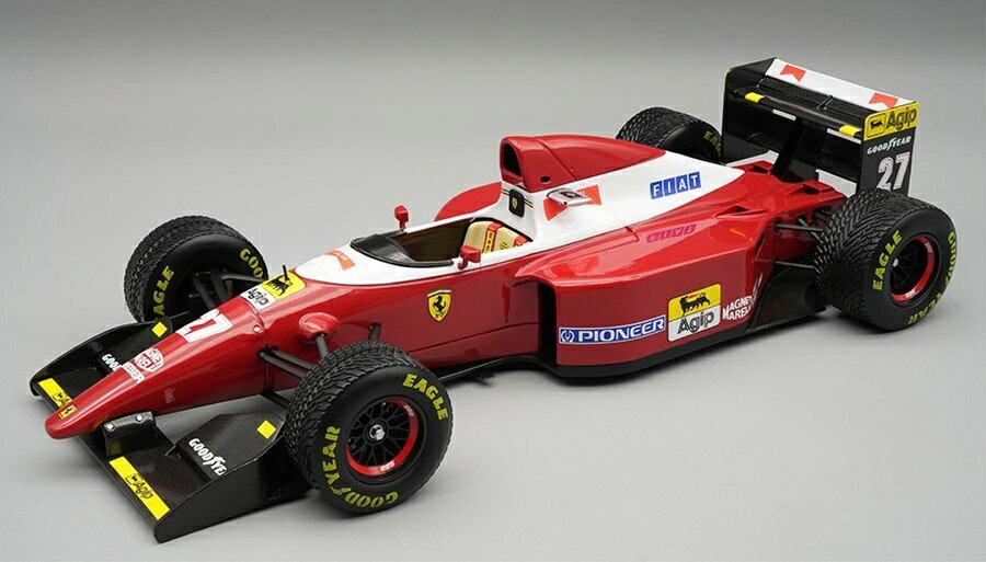 【予約】2026年発売予定FERRARI F1 F93A チーム Scuderia Ferrari N 27 ブラジルGP レインタイヤ 1993 ジャン・アレジ レッドホワイト / Tecno 1/18 ミニカー｜ラストホビー