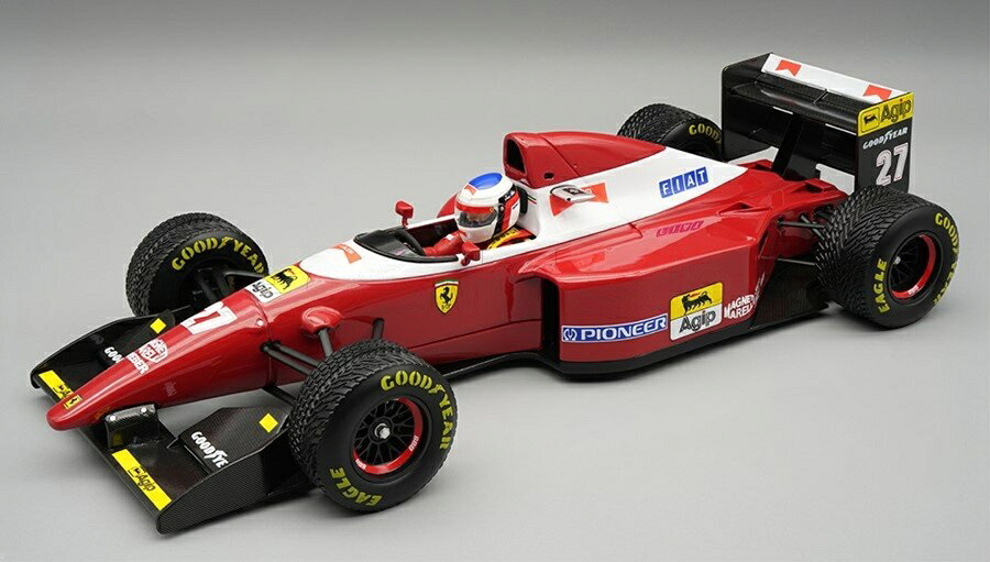 【予約】2026年発売予定FERRARI F1 F93A チーム Scuderia Ferrari N 27 ブラジルGP レインタイヤ (ドライバーフィギュア付) 1993 ジャン・アレジ レッドホワイト / Tecno 1/18 ミニカー|ラストホビー