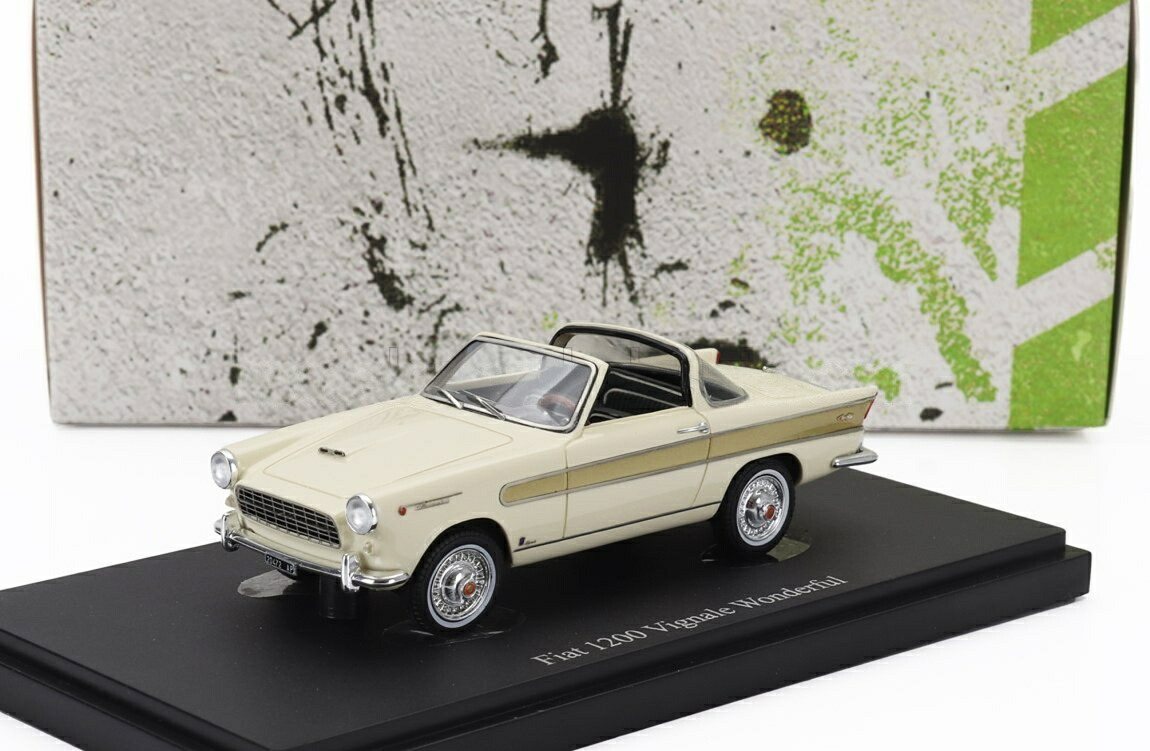 【予約】フィアット 1200 ヴィニャーレ ワンダフル イタリア 1958 アイボリー 333台限定/ Autocult 1/43 ミニカー｜ラストホビー