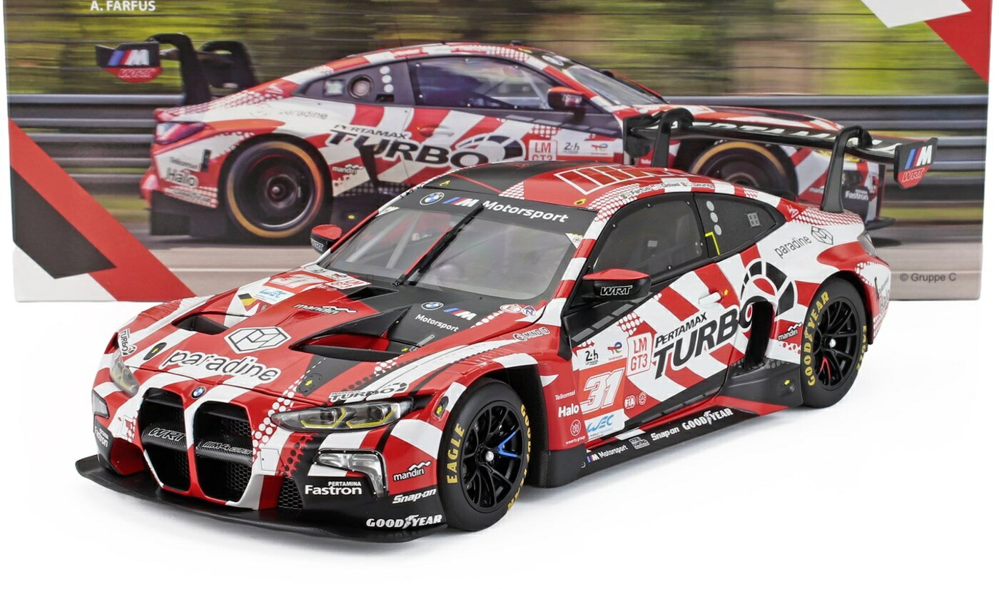 【取っておく】BMW 4続きもの M4 GT3 #31 ル・マン24第四次元 LMGT3社会階級 2位 2024 A.ファーフス 333台押さえる/ MINICHAMPS 1/18 ミニカー