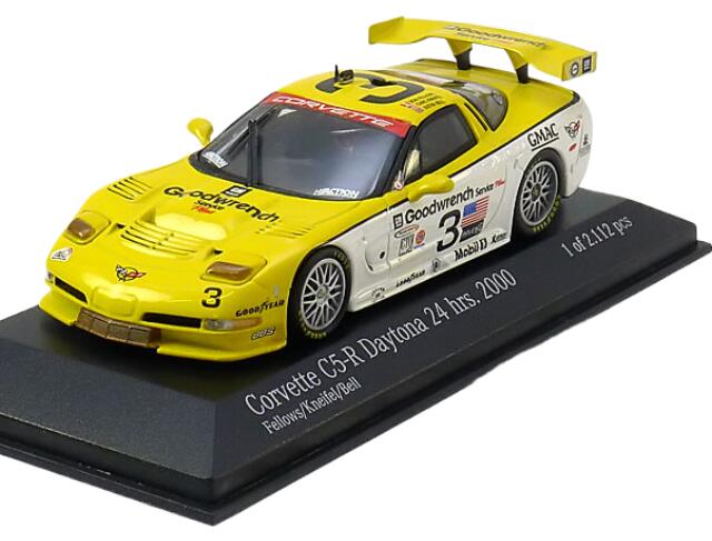 シボレー コルベットC5R 2000 / MINICHAMPS 1/43 ミニカー