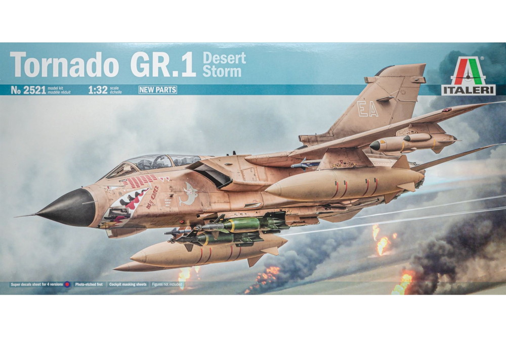 Tornado GR.1 乾荒原の嵐 真似形一揃いの道具 / ITALERI 1/32 ひな型 プラスチックモデルキット