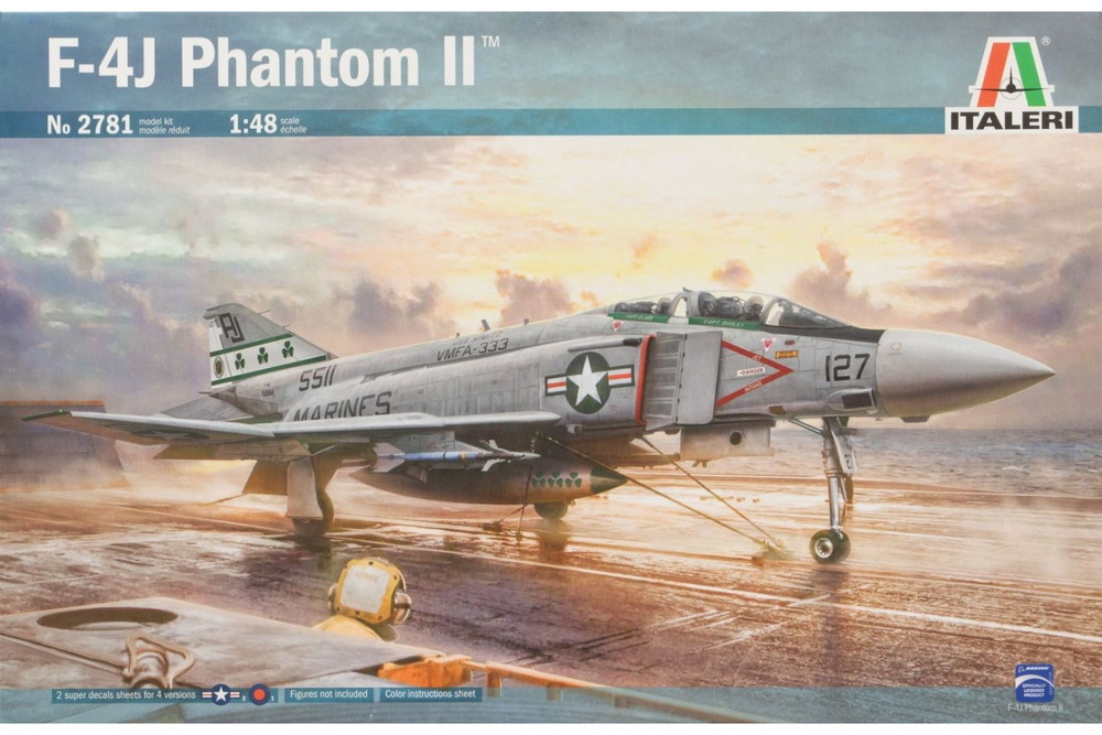 F-4J Phantom II モデルキット / ITALERI 1/48 模型 プラスチックモデルキット 8,424円