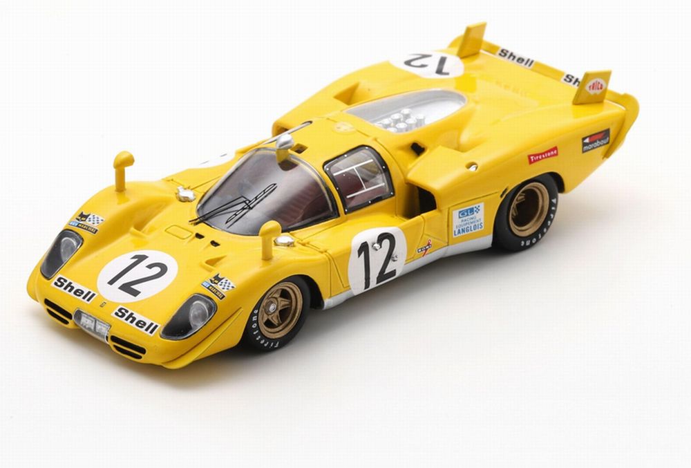 【取っておく】2026年以後発売予定を組むフェラーリ 512S 5.0L V12 #12 ル・マン24第四次元 1970 H.ド・フィアルラン / LOOKSMART 1/43 ミニカー