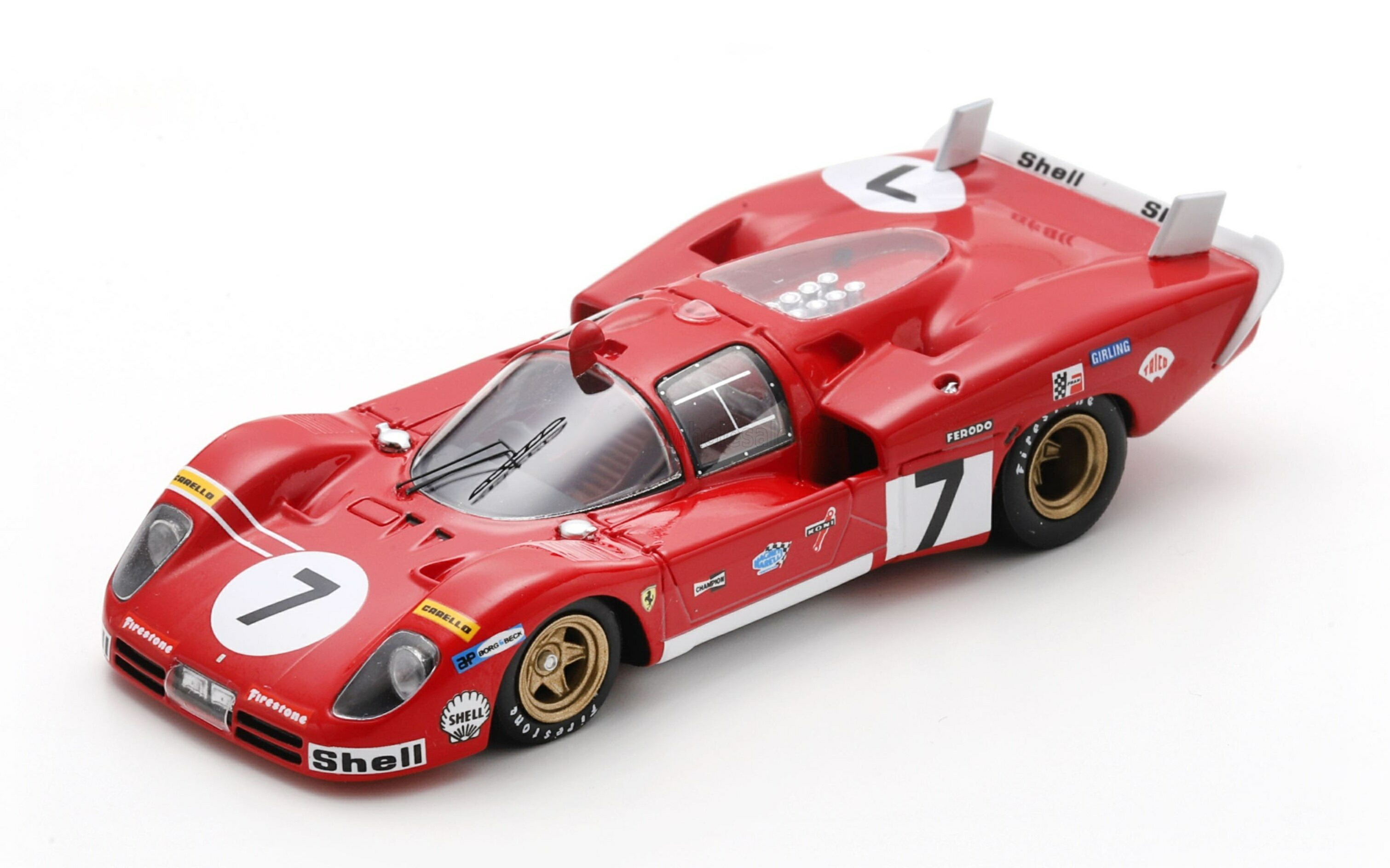【取っておく】2026年以後発売予定を組むフェラーリ 512S 5.0L V12 #7 ル・マン24第四次元 1970 デレック・ベル/R.ピーターソン / LOOKSMART 1/43 ミニカー