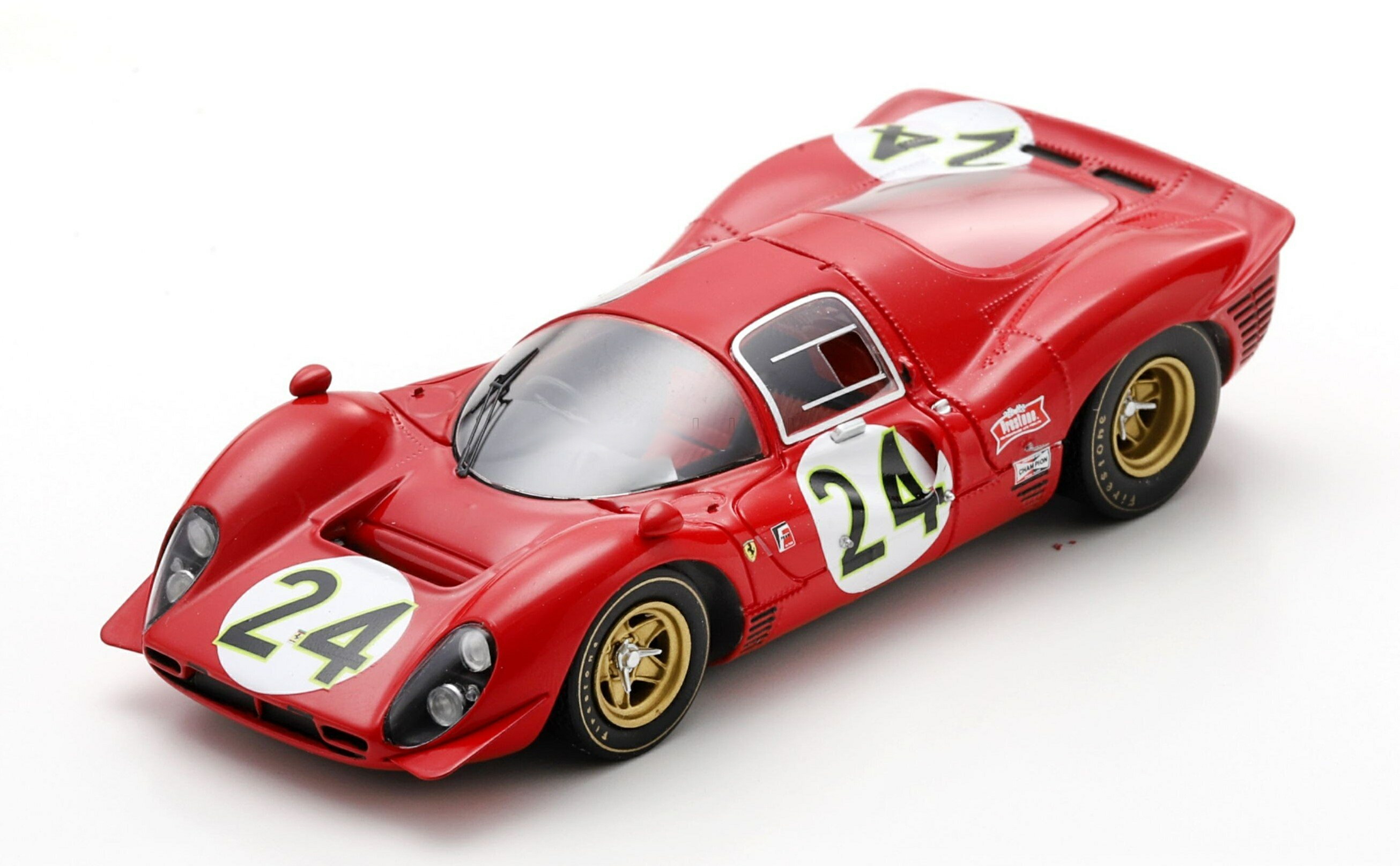 【取っておく】2026年以後発売予定を組むフェラーリ 330 P4 4.0L V12 #24 デイトナ24第四次元 2位 1967 L.スカルフィオッティ / LOOKSMART 1/43 ミニカー