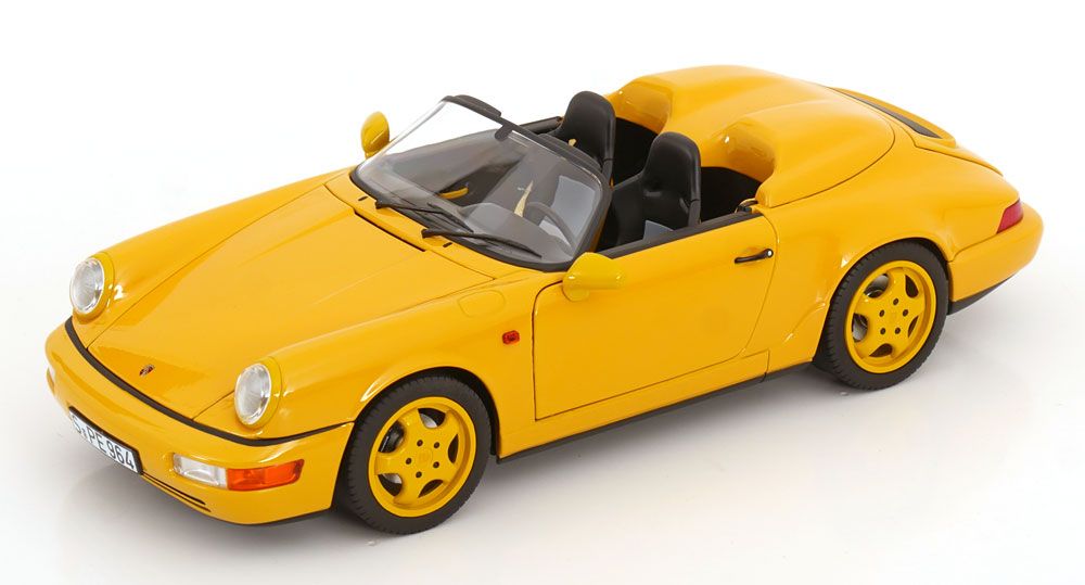 ポルシェ911 1993 黄色 / Norev 1/18 ミニカー