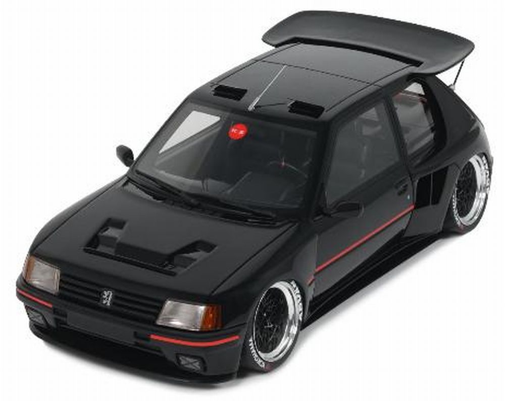 【取っておく】2026年先へ発売申し合わせプジョー 205 KHYZYL 2018 黒いこと / OTTO 1/18 ミニカー 乗り物のおもちゃ-ミニカー・トイカー
