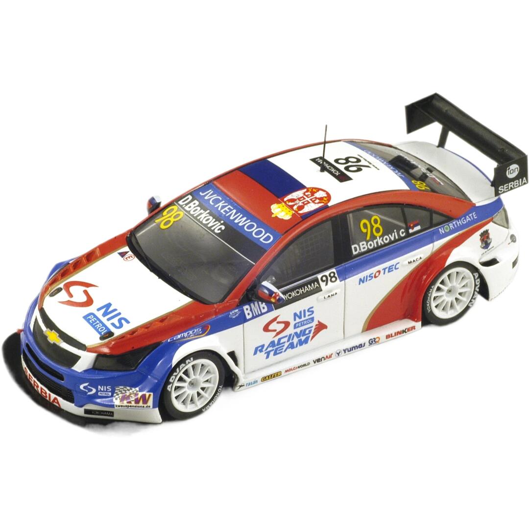 Chevroletシボレー Cruzeクルーズ 2014 N.77 Hungaroring WTCC R.Munnich / Spark 1/43 ミニカー
