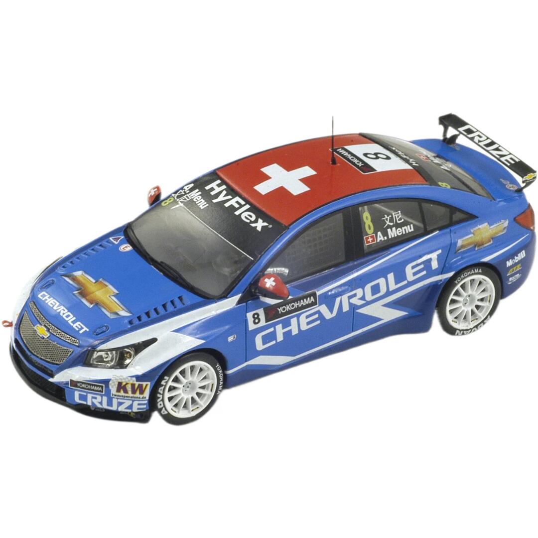 Chevroletシボレー Cruzeクルーズ #8 優勝 Race 2 Macau WTCC 2012 A.Menu / Spark 1/43 ミニカー