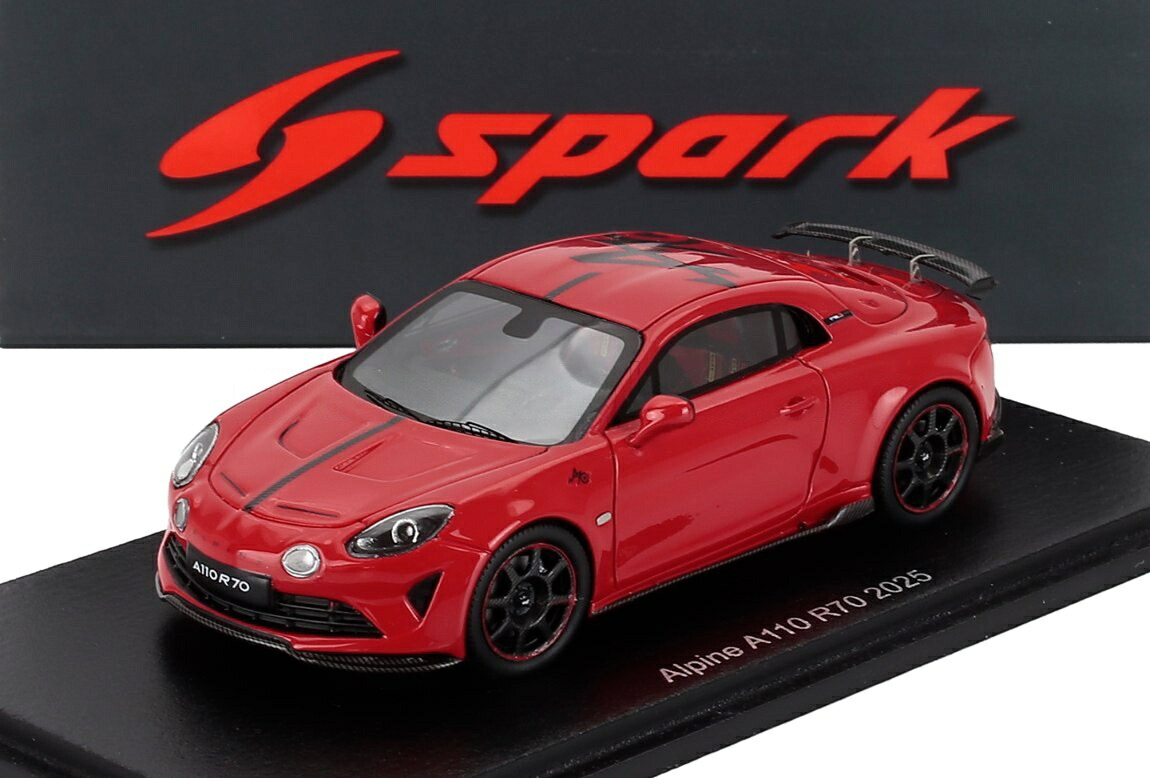 アルピーヌ A110 ラジカル 70 クーペ 2024 レッド / Spark 1/43 ミニカー｜ラストホビー