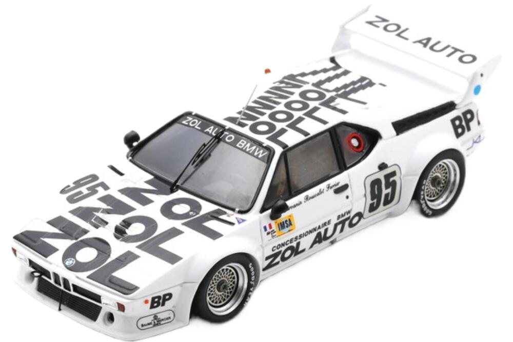 Bmw M1 M88 3 5L S6 チーム Bmw Zol Auto #95 24H Le Mans 1980 ホワイト/ Spark 1/43 ミニカー