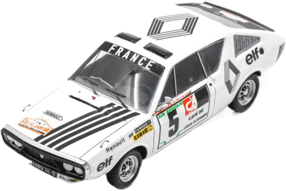 Renault R17 5 Rally Bandama 1973 J F Piot F Jauber S6445/ Spark 1/43 ミニカー