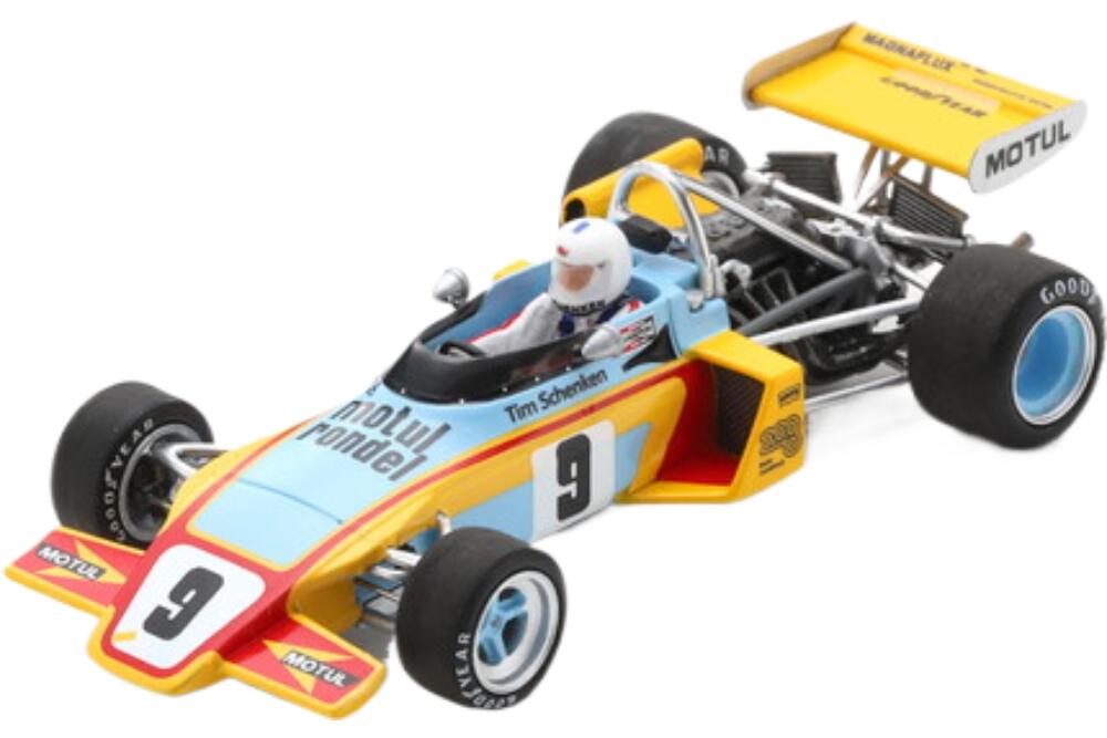 Brabham F2 Bt38 39 ウィナー Hockenheim Gp 1972 T Schenker Yellow Light Blue S7438/ Spark 1/43 ミニカー