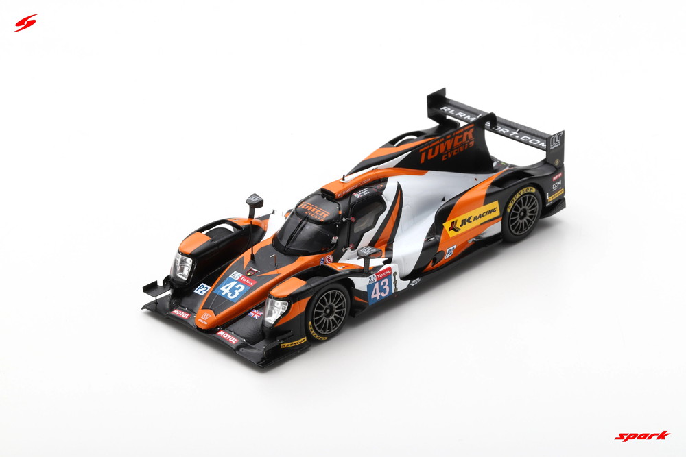 Oreca 07 Gibson Gk428 4 2L V8 チーム Rlr M Sport Tower Event #43 24H Le Mans 2019/ Spark 1/43 ミニカー