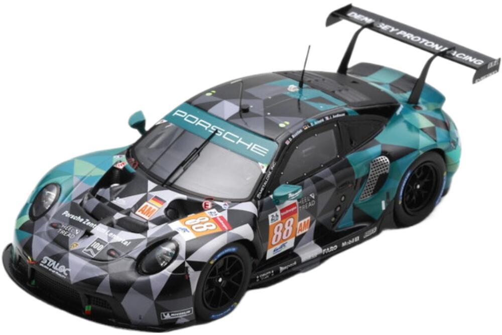 Miniature Porsche 911 1/43 Spark RSR-19 No.77 Dempsey-Prougeon Racing 24h Le Mans 2022 - Voiture
