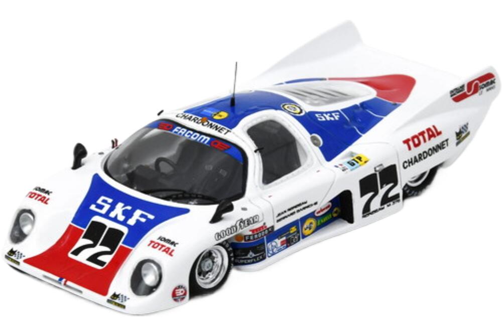 Rondeau M378 3.0L V8 チーム J.Rondeau 72 24H Le Mans 1978 Jean Rondeau Bernard Darniche Jacky Haran S8452/ Spark 1/43 ミニカー