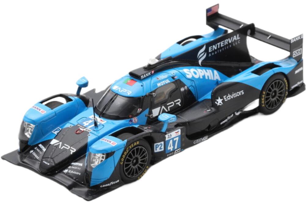 Oreca Gibson 07 Gk428 4.2L V8 チーム Algarve Pro Racing 47 24H Le Mans 2022 S Floersch J Falb J Aitken Black Light Blue S8639/ Spark 1/43 ミニカー