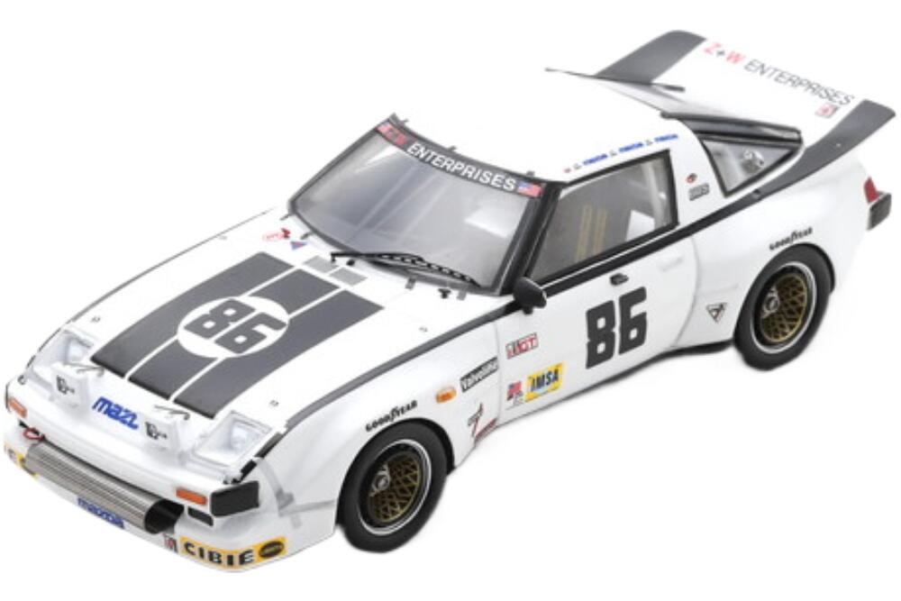Mazda Rx7 1146Cc チーム Z & W Enterprises Inc. 86 24H Le Mans 1980 E Soto P Honegger M Hutchins S9470/ Spark 1/43 ミニカー