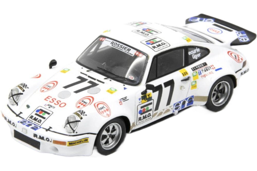 Porsche 911 Carrera Rs 3.0L チーム P Dagoreau 77 24H Le Mans 1975 T Sabine P Dagoreau J P Aeschlimann White S9808/ Spark 1/43 ミニカー