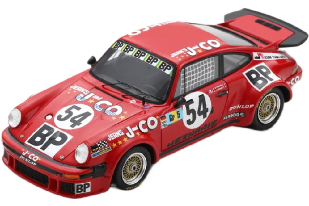Porsche 934 3.0L F6 チーム L Meznarie 54 24H Le Mans 1976 H Striebig A C Verney H Kirschoffer Red S9818/ Spark 1/43 ミニカー