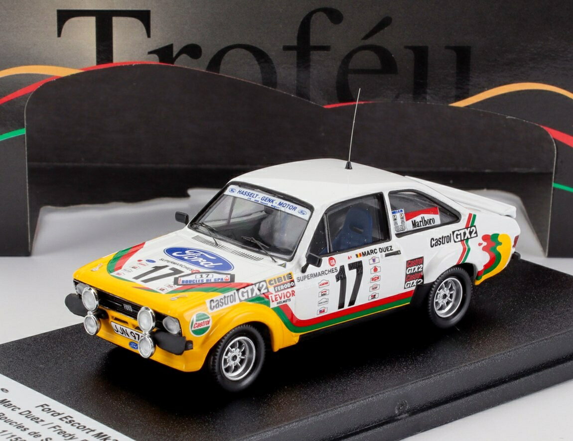 フォード エスコート MKII #17 ブークル・ド・スパ 1979 (ナイトバージョン) 150台限定/ Trofeu 1/43 ミニカー