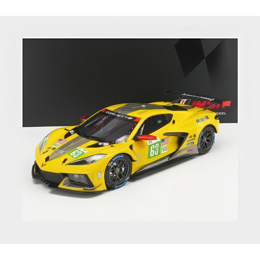 Chevrolet Corvette C8 R 5 5L V8 チーム Corvette Racing #63 24H Le Mans 2022 TS0442/ TrueScale 1/18 ミニカー