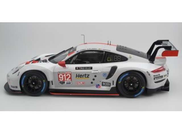 2020 ポルシェ 911 RSR #912 ホワイト/レッド/グレー ミニカー Porsche / IXO 1/18 ミニカー