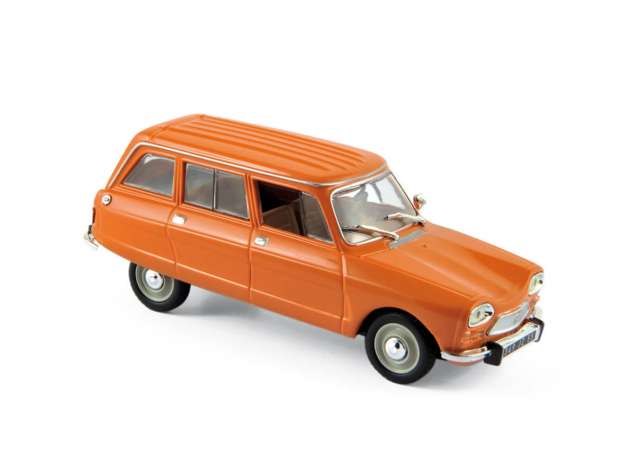 1975 シトロエン アミ 8 ブレーク テネレオレンジ Citroen Ami 8 / Norev 1/18 ミニカー