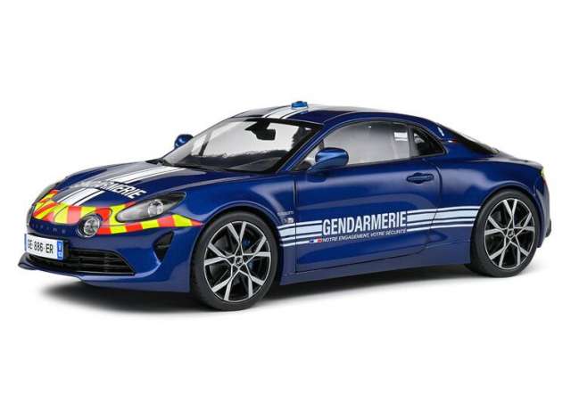 2023 アルピーヌ A110 国家憲兵隊仕様 警察車両 働く車 ミニカー / SOLIDO 1/18 ミニカー