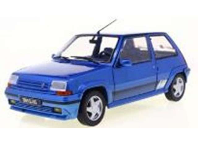 1989 ルノー 5 サンク GT ターボ MK2 ブルー Renault 5 ミニカー / SOLIDO 1/18 ミニカー