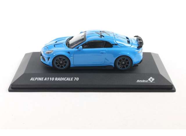 2024 アルピーヌ A110 ラジカル 70ブルー ホワイト Alpine A110 / SOLIDO 1/43 ミニカー