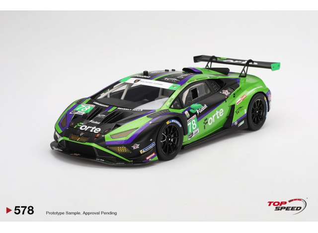 2024 ランボルギーニ ウラカン GT3 EVO2 #78 デイトナ 24時間 ミニカー / TOP SPEED 1/18 ミニカー