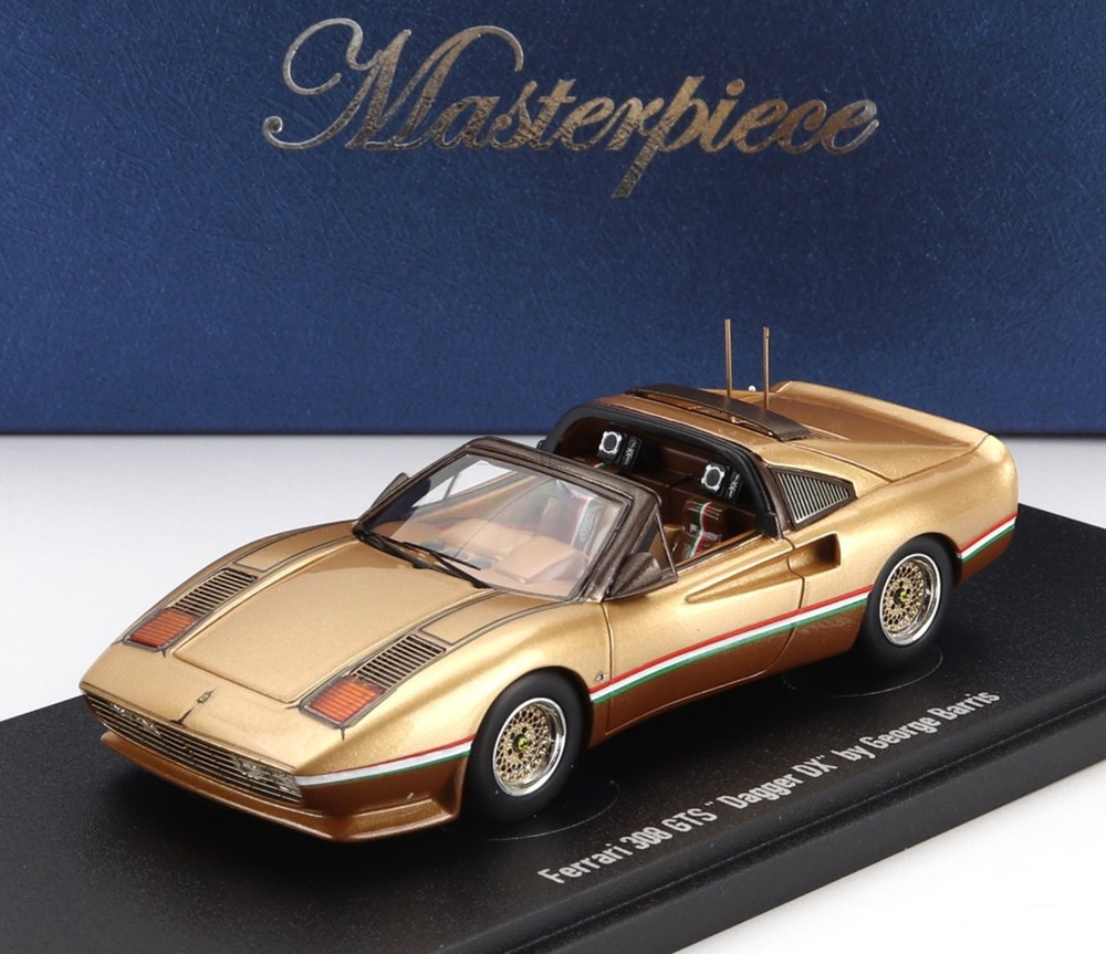 FERRARI 308 GTS SPIDER 1978 ジョージ・バリス 個人的鉄道車両 ゴールドメタリック カッパーメタリック 333台押さえる/ Autocult 1/43 ミニカー