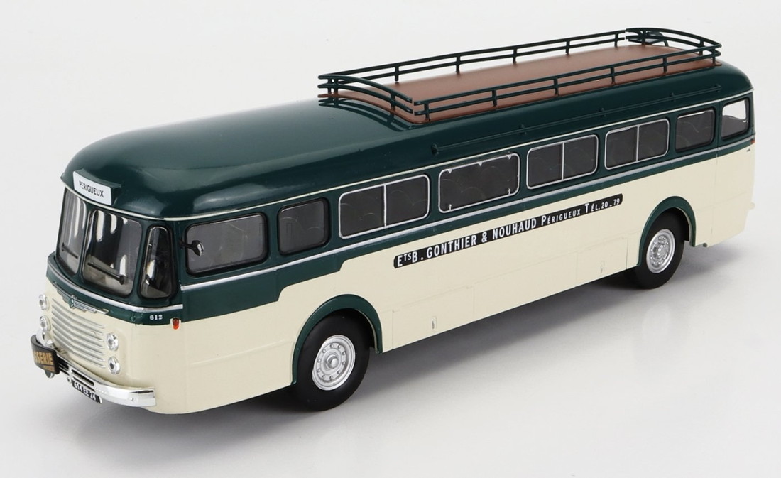 Renaultルノー R4192 Autobusオートバス Perigueuxペリグー 1952 グリーンクリーム / EDICOLA 1/43 ミニカー