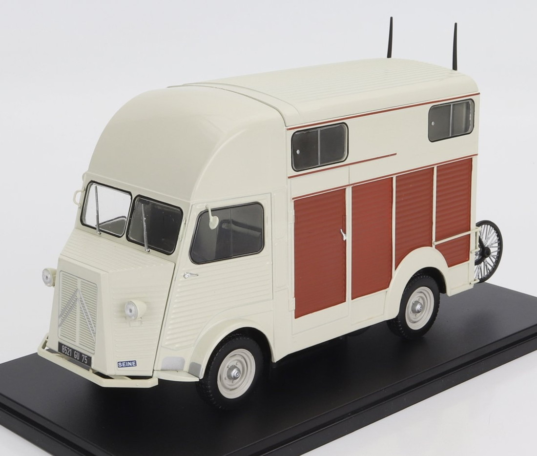 Citroenシトロエン Type H Vanヴァン Heuliezユーリエ 1958 アイボリー / EDICOLA 1/24 ミニカー