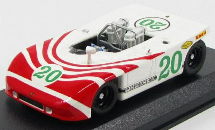 PORSCHE 908/03 3.0L N 20 タルガ・フローリオ 1970 Ｖ.エルフォード ハンス・ヘルマン ホワイト レッド / Best-Model 1/43 ミニカー