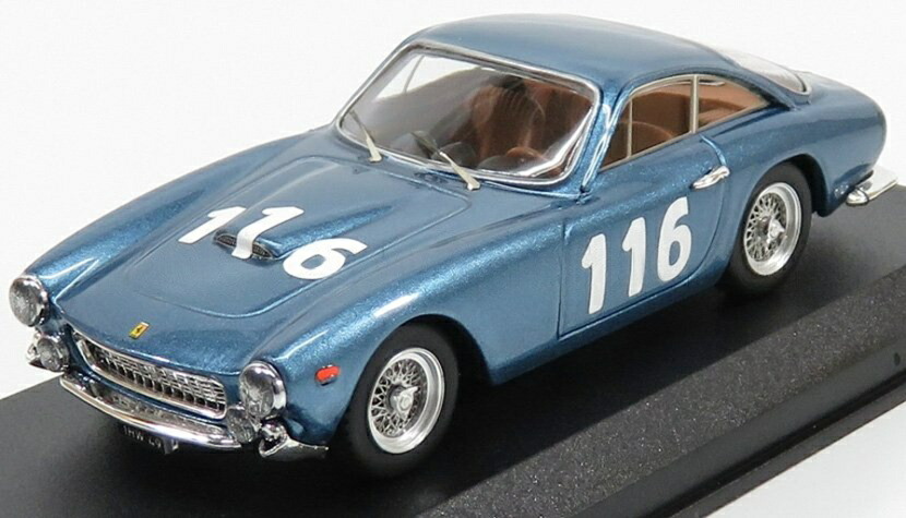 FERRARI 250 GTL N 116 タルガ・フローリオ 1965 BLOUIN SAUER ブルー / Best-Model 1/43 ミニカー