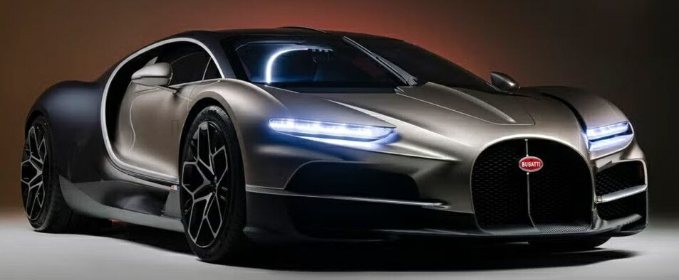 【取っておく】2026年発売予定を組む BUGATTIブガッティ TOURBILLONトゥールビヨン 2025 ゴールド炭素 / MR Collection 1/18 ミニカー