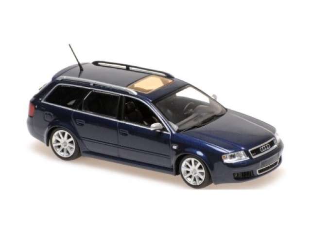 2002 アウディ RS6 アバント ブルーメタリック Audi RS6 Avant ミニカー / Maxichamps 1/43 ミニカー 車-乗り物のおもちゃ-おもちゃ
