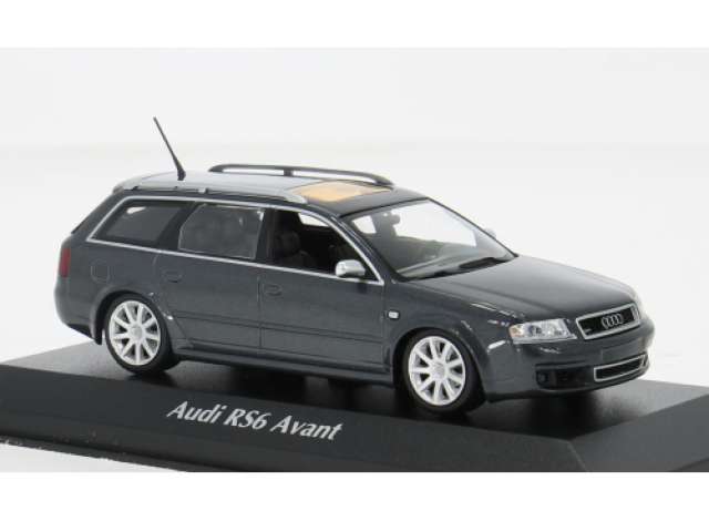 2002 アウディ RS6 アバント グレーメタリック Audi RS6 Avant ミニカー / Maxichamps 1/43 ミニカー ミニカー・トイカー-乗り物のおもちゃ-車