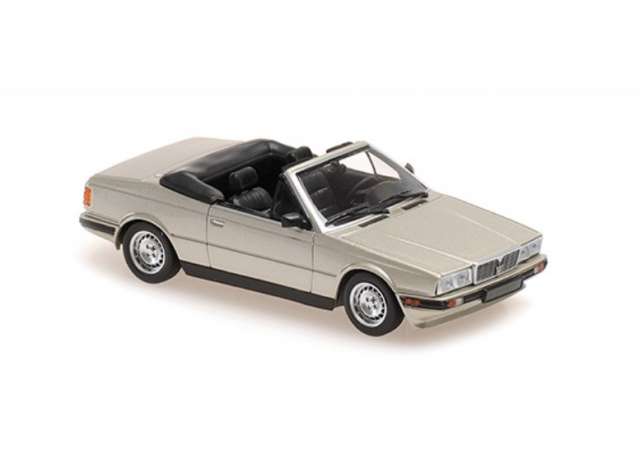 1982 マセラティ ビトゥルボ スパイダー シルバー Maserati Biturbo / Maxichamps 1/43 ミニカー