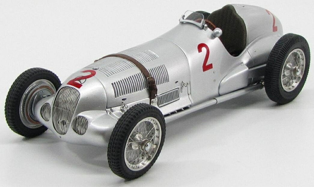 【予約】 Mercedes Benzメルセデスベンツ F1 W125 No.2 GP DoningtonドニントンGP 1937 H.Lang H.ラング シルバー / CMC 1/18 ミニカー