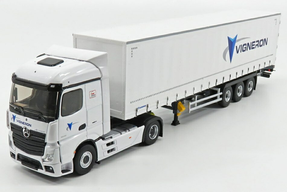 Mercedes Benzメルセデスベンツ Actrosアクトロス 2 1845 2018 Truckトラック Vigneron Transports Telonatoヴィニェ / ELIGOR 1/43 トラック商用車|ラストホビー