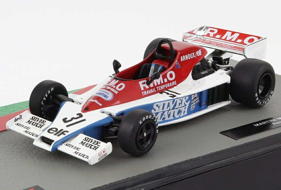 MARTINIマルティーニ F1 MK23 No.31 SEASON 1978 Rene Arnouxルネアルヌー ホワイトレッドブルー / EDICOLA 1/43 ミニカー